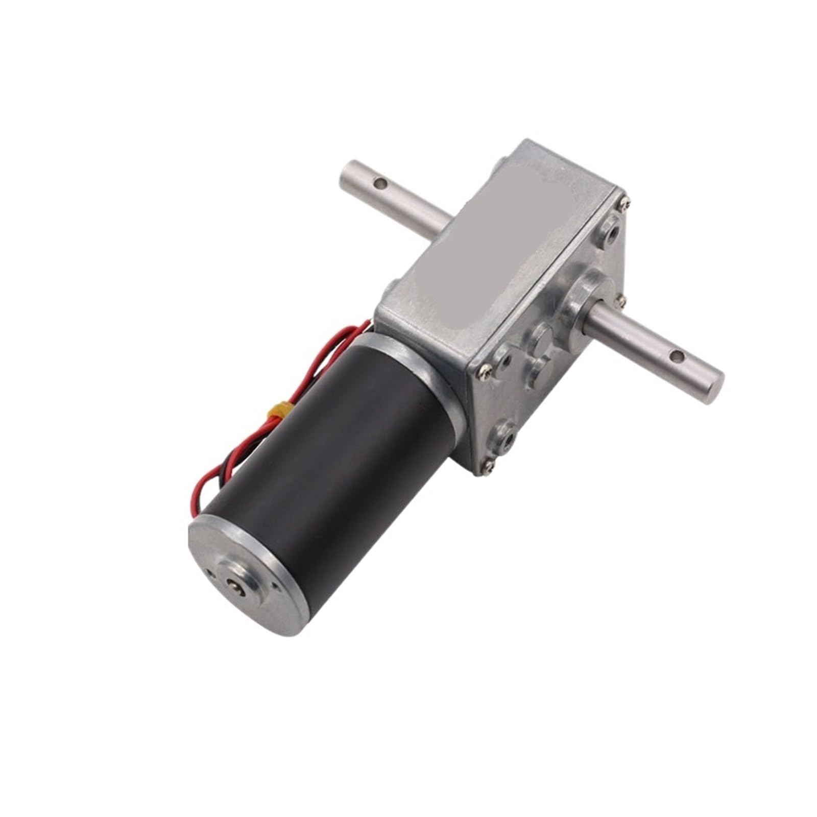 Motor de Engranaje helicoidal CC A58SW31ZYSK 6V 12V 24V DIY Bastidor automático 8MM Motor Modelo autoblocante de Doble Eje(16RPM,2480-24V)
