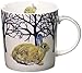 Paperproducts Design Winter Solstice Rabbit Porcelain Gift Boxed Mug, 13.5-Ounce, Multi-Color