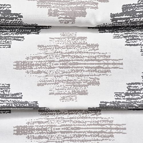Image of Blanc 9 Kohinoor 100% Home & Kitchen Pure Cotton Grey 4 /6 Seater Table Runner|(33x182) cm