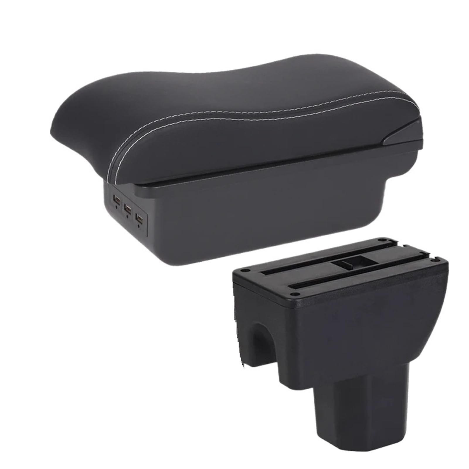 JMOLXURI Car Armrest Box For SUZUKI For Splash Armrest Box Center Console