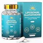 Glow Within Liposomal Glutathione 1850mg per Serving | Glutathione Supplement Capsules with Vitamin C | Master Antioxidant, Healthy Ageing, Boosts Immune System | 4X Higher Absorption (60 Softgels)