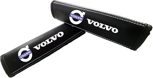 Funda de repuesto para cinturón de seguridad de automóvil, 2 piezas, compatible con Volvo, almohadillas de hombro para cinturón de seguridad de