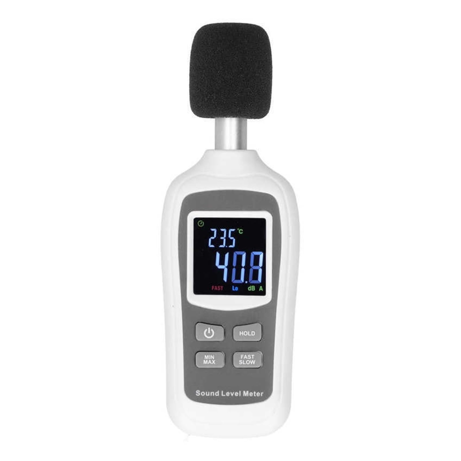 Mesure du niveau sonore à la maison avec le mini décibelmètre numérique portable DELURA