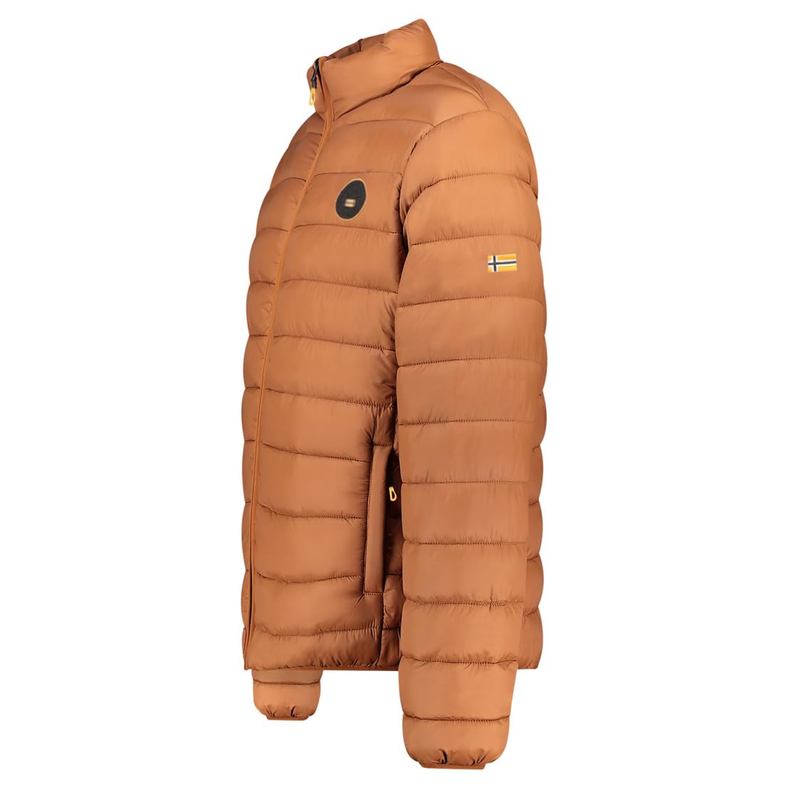 Geographical Norway Amigomap Basic - Piumino sottile leggero e caldo da uomo, giacca trapuntata con cappuccio, ideale per autunno e inverno