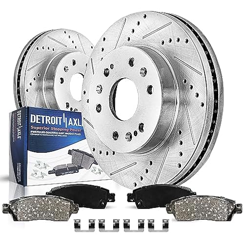 Detroit Axle - Front Brake Kit for Chevy GMC Silverado Suburban Express
