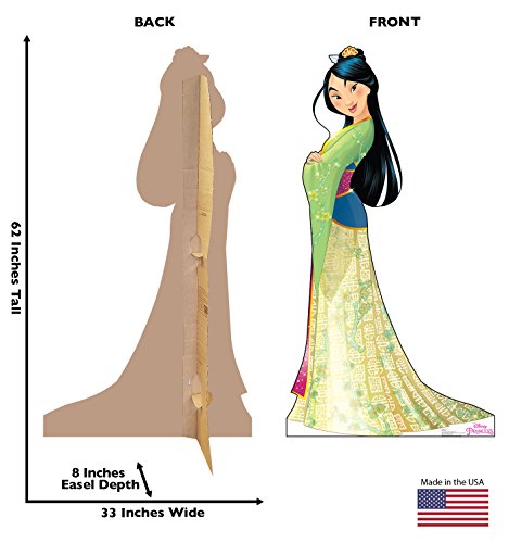 Image of Cardboard People Mulan Life Size Cardboard Cutout Standup - Disney Princess Friendship Adventures