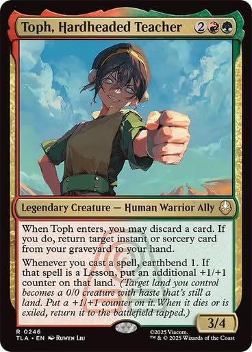 Toph, Hardheaded Teacher MTG