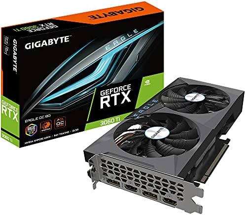 Gigabyte GeForce RTX 3060 Ti EAGLE OC 8GB V2 LHR Graphics Card