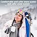 findway OTG Ski Goggles, snow/Snowboard Goggles for Men, Women Youth [Upgraded] Fit for All Helmet - Anti fog & glare & UV, Revo Rainbow