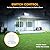 LUTEC 2 Pack Adjustable Twin Par Holder Outdoor Flood Lights, Switch Controlled Security Lights, Floodlights Fixture, Waterproof Exterior Max 300 Watt Par38 Flood Light for Garage, Yard, Porch-White