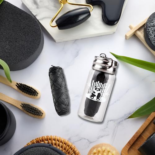 Boonboo Dental Floss, Bamboo Charcoal Woven Thread, Unflavored #TOP1