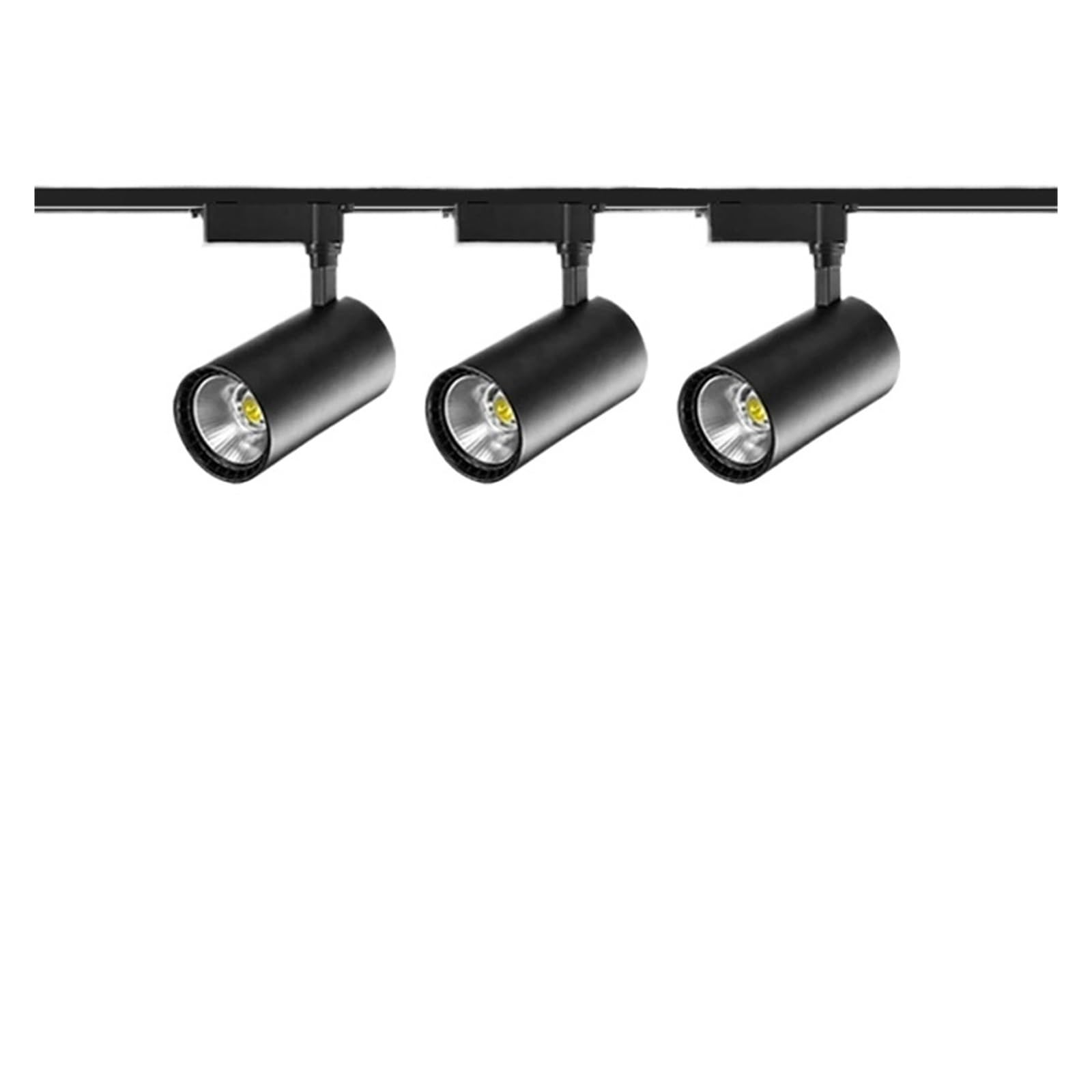 Set Faretto A Binario A LED COB Spot Di Illuminazione A A For Decorazioni Domestiche Luci For Camera Da Letto Lampada A A Installazione Flessibile(3pcs Black Body set,12W)