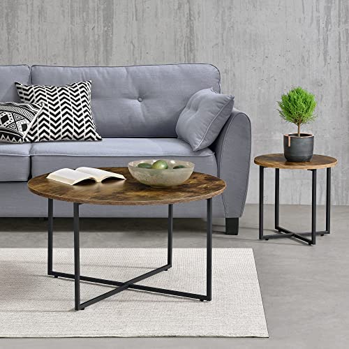 En.casa - Set di 2 Tavolini Bassi da Salotto/Sale