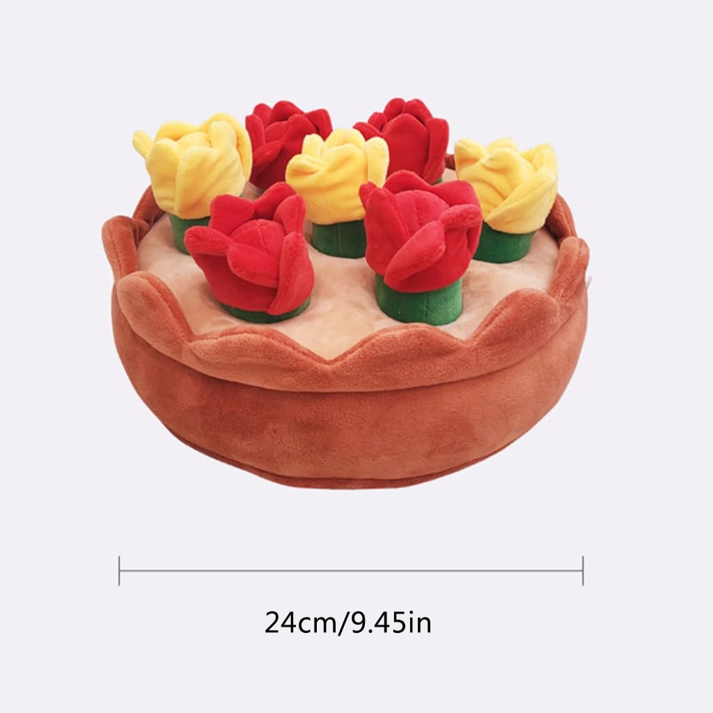 Puzzle dla psa zabawka na smakołyki snuffle pluszowa zabawka ząbkowanie dla nudy zwierzę domowe gryzienie miękka zabawka piszcząca do agresywnego żucia