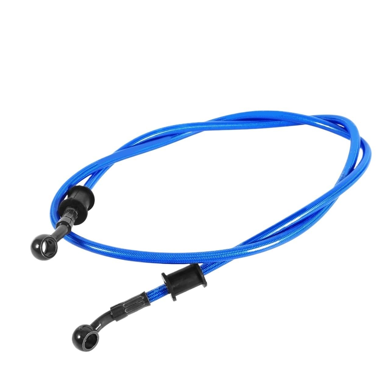 50cm to 120cm Universal Motorcycle Braided Steel Brake Clutch Oil Hose Line Pipe Colorful Motorbike(Ivory)