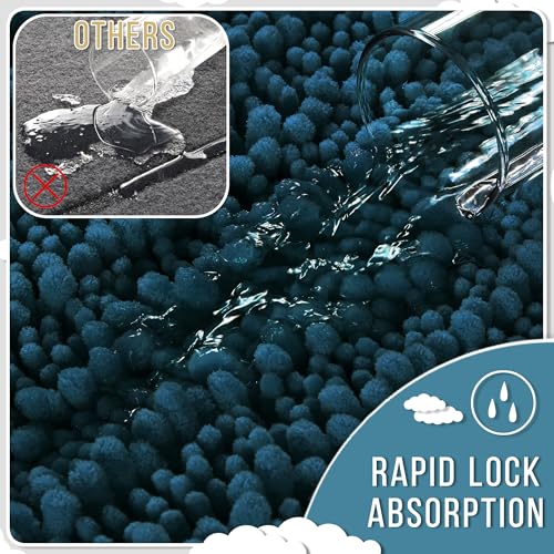 image for Yimobra Large Bathroom Rugs Non Slip Washable 36x24 Inch - Ultra Soft 