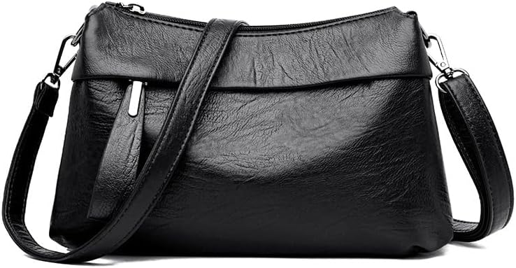 Genuine Leather Purse for Women Hobo Bag Trendy Crossbody Bag and Shoulder Bag with 2 Straps - Image 9