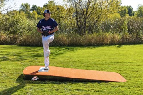 Portolite - 10' Full Length Practice Mound - Two-Piece - Practice Pitching Mounds - Clay