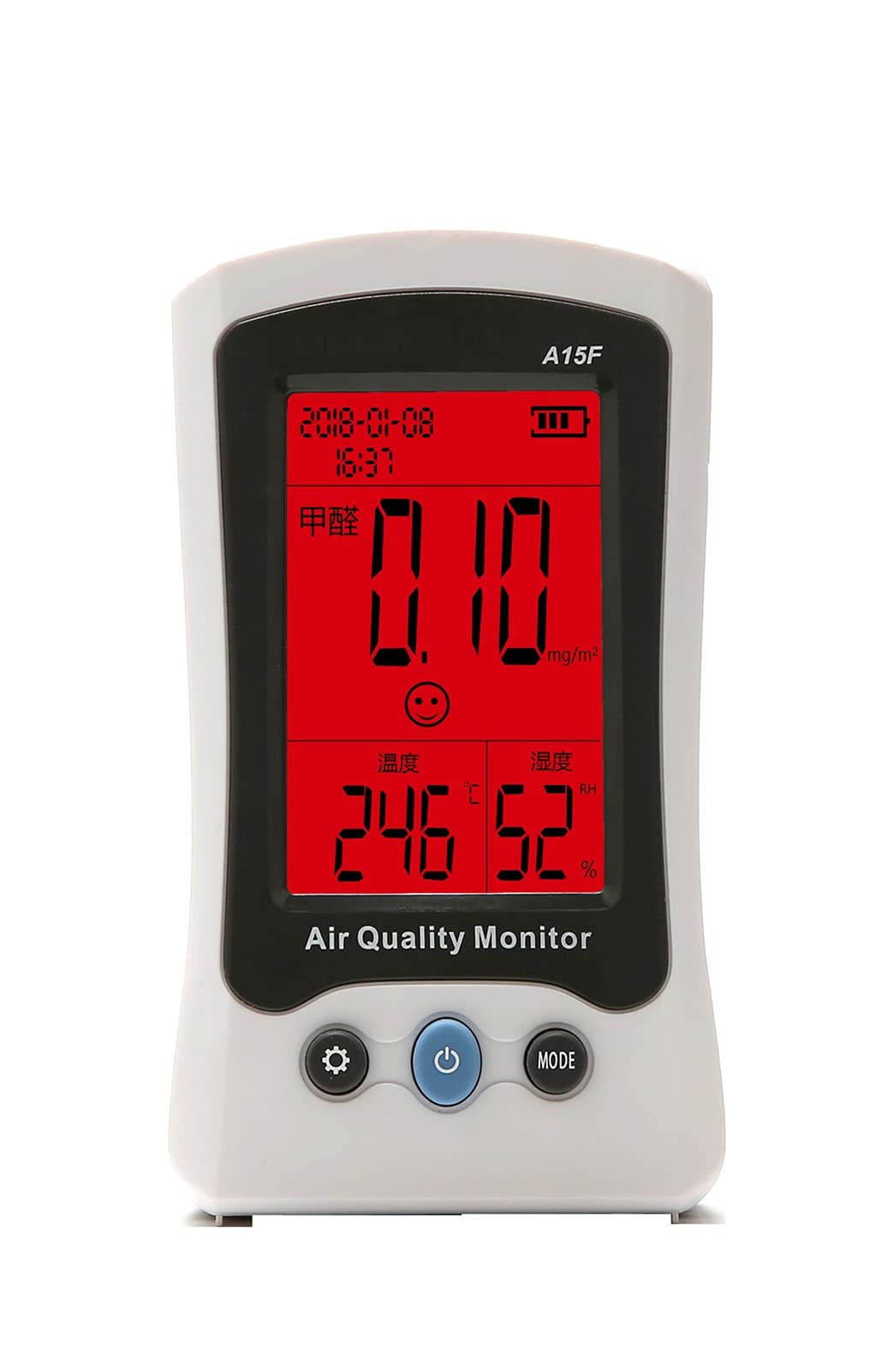 Gas Leak Detector A15F Formaldehyde Tester Haze PM2.5 Detector Home Meter Air Quality Measurement