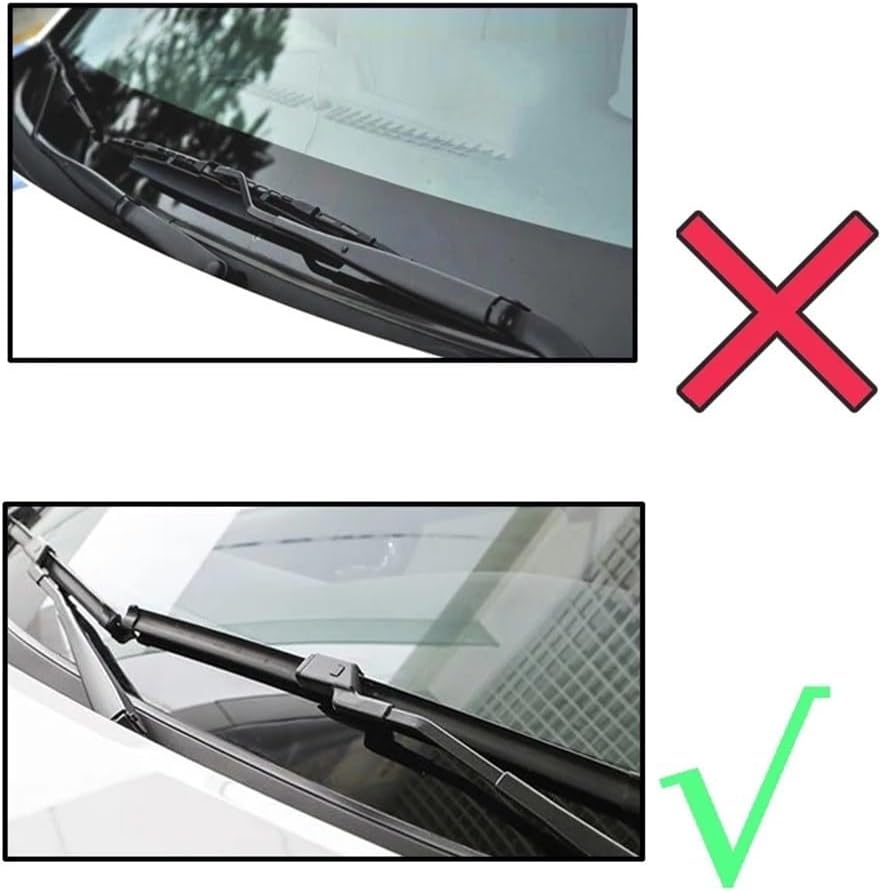 Wiper Front & Rear Wiper Blades Set Compatible with Seat Ibiza 6L 2006-2008 Windshield Windscreen Window Brushes 21"+19"+14"