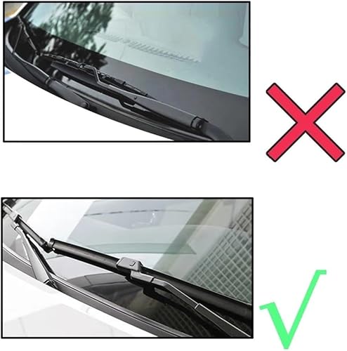 Miniatura 3 de Juego de limpiaparabrisas delantero y trasero compatible con Seat Ibiza 6L 2006-2008 limpiaparabrisas de 21 + 19 + 14 pulgadas