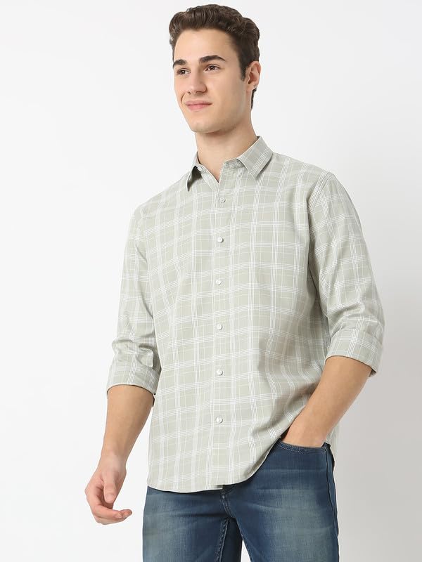 Image of Mens Striped Slim Fit Cotton Casual Shirt | Full Sleeves Mens Shirts | Stylish Shirt for Men