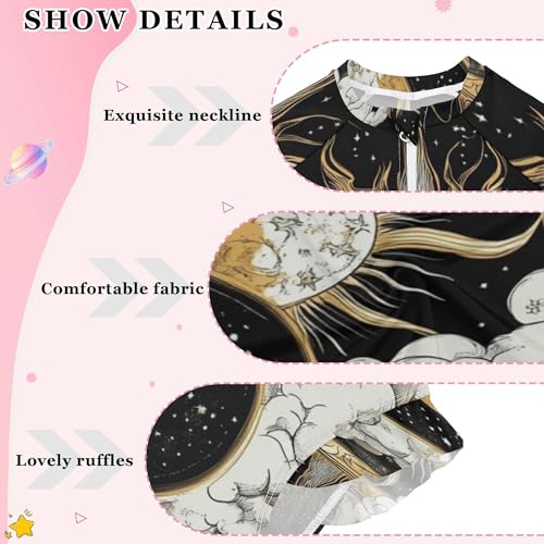 Girls One Piece Swimsuits with UPF 50+ Sun Protection Rash Guard Swimsuit 3-12 Years4