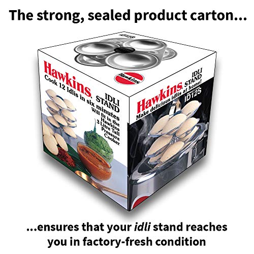Hawkins-Idli-Stand-12-Mini-Idlis-For-3-Litre-and-bigger-Pressure-Cooker-Silver-ID12SAluminium