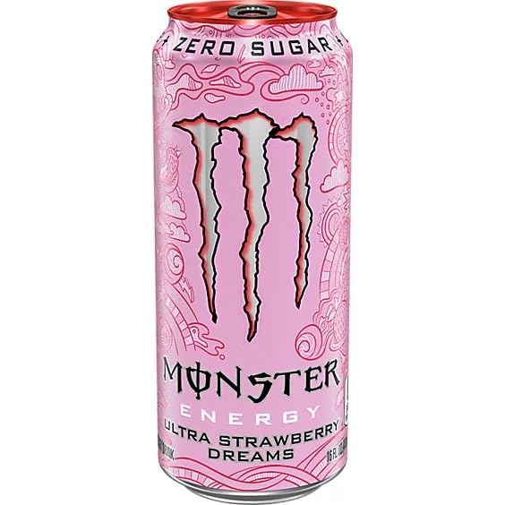 Monster Energy Ultra Strawberry Dreams Energy Drink | Zero Sugar Strawberry Flavour | 500ml Can-picture-18