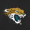 NFL PRO LINE Men's Black Jacksonville Jaguars Splatter Logo Pullover Hoodie