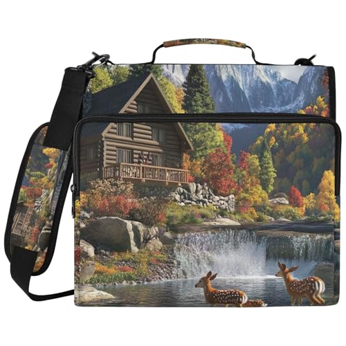 Autumn Mountain �o�C���_�[�I�[�K�i�C�U�[�o�b�O�A�h���P�[�X�A3�����O�o�C���_�[�ƃm�[�g�p�\�R���X���[�u�t�� �w�Z��Ɨp