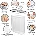 Shazo 2 Pack (6.3L / 213OZ) EXTRA Large Airtight Food Storage Cereal Containers for Bulk Food Storage BPA-Free Plastic Container, Pantry Organization and Canister for Rice, Pasta, Sugar & Flour