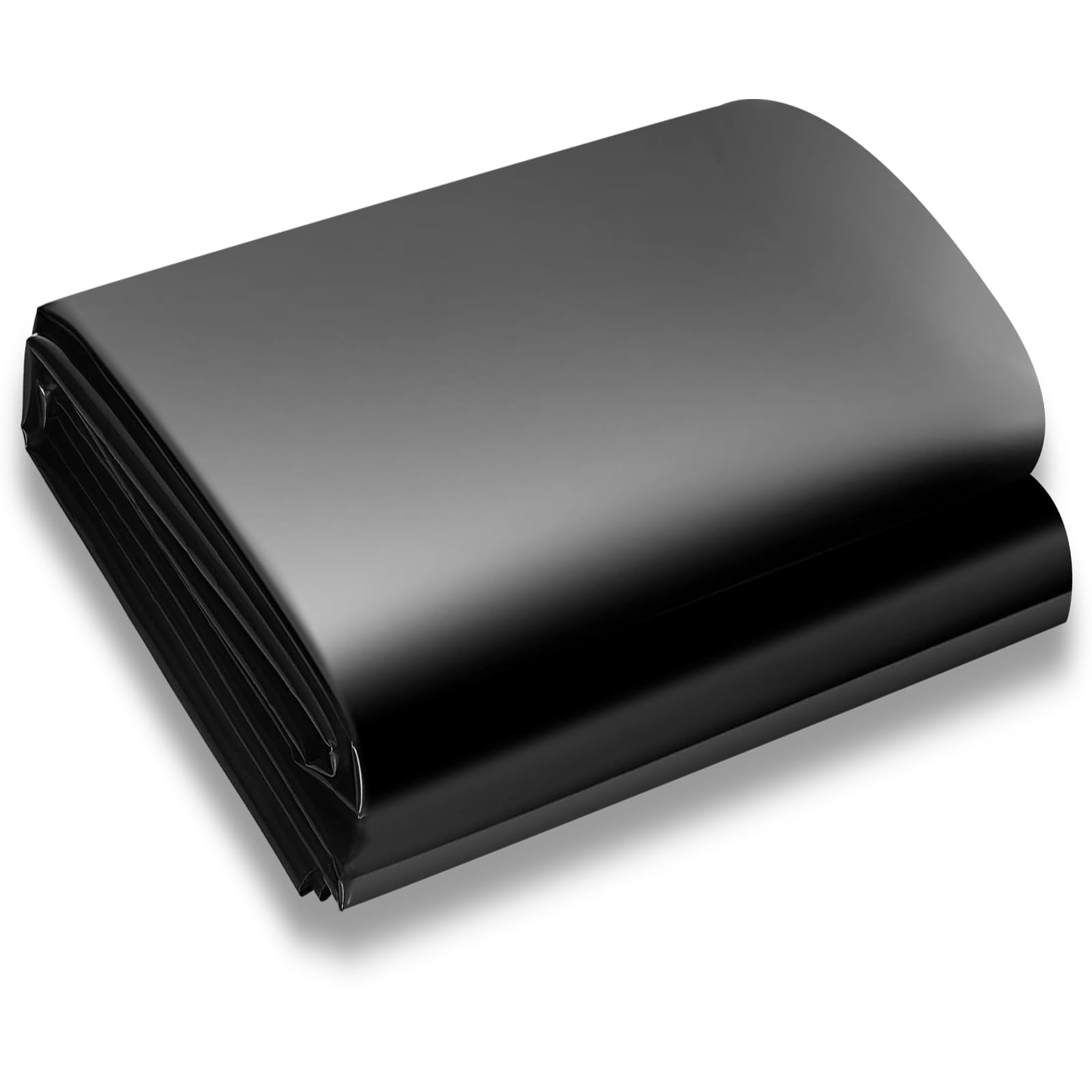 SDLDEER Pond Liner 4m x 6m Black HDPE Heavy Duty Pond Liners 0.2mm Thick