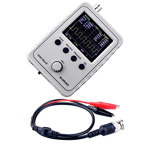 kuman JYE Tech DSO Shell Oscilloscope DIY Kit with Open Source 2.4 inch Color TFT LCD+ Shell + DIY Parts + Probe 15001K (SMD pre-soldered)