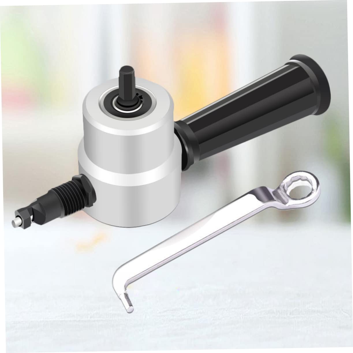 DOITOOL Grignoteuse à Métaux Portable 160a à Double Tête Coupe-tôle en Métal, Coupe sans Bavure pour Réparation et Décoration