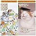XUYEDOGLSH Cat Wrap for Grooming,Cat Wrap for Cutting Nails,Self-Adherent Soft Cat Blanket，Restrain The Cat to Keep Calm,Anti-Bite, Anti-Scratch, Wrap Anti-Escape Grooming Bags for Cats (Within 9lbs)