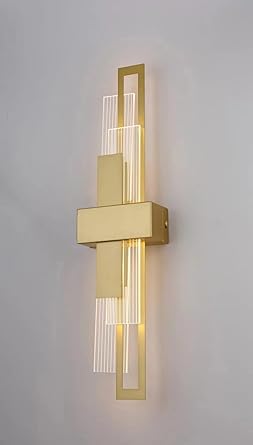 AARELL LIGHTSModern Wall Lamp Gold Bedroom Bedside Lamp Nordic Minimalist Living Room Background Wall Aisle Wall Lamp.