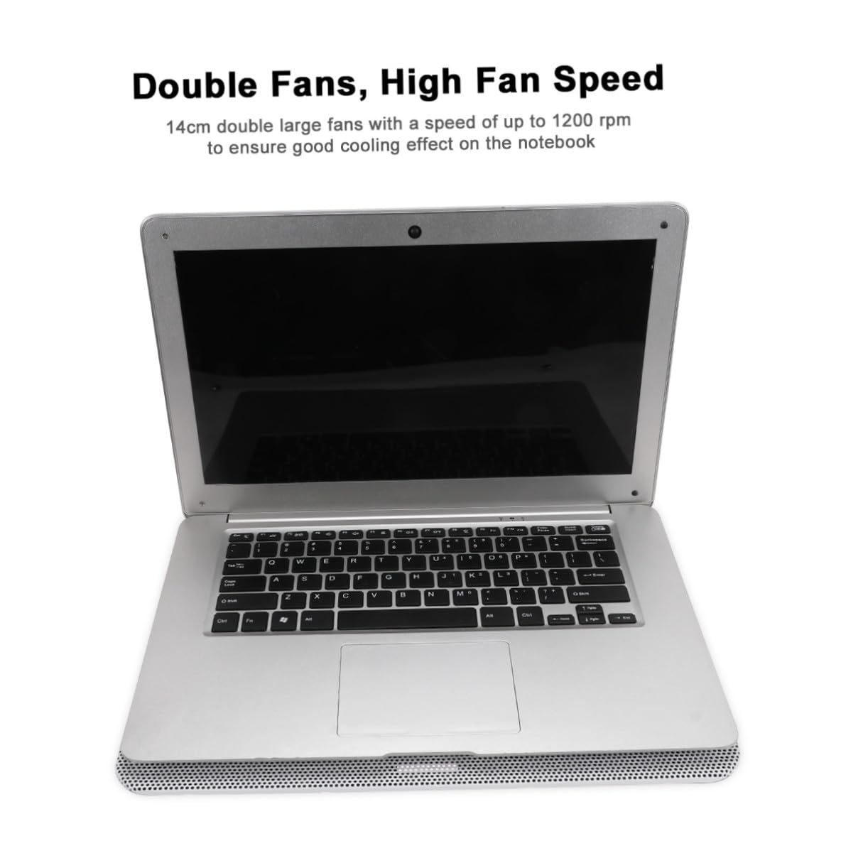Supporto per Laptop 15, 6 Pollici Bianco Abs Ferro Atmosfera Estiva | Angolo Regolabile, Raffreddamento Notebook, Appoggio Portatile