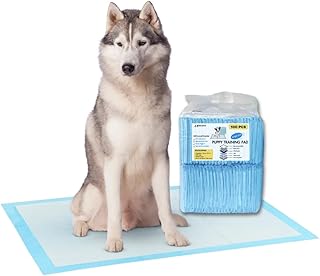 FAZLANIX Welpen Trainingspads 60 Stück – 60x90 cm Einweg Pipiunterlagen für Hunde, Super Saugfähig, 6-Schicht Auslaufsicheres Design (Extra Groß) product image