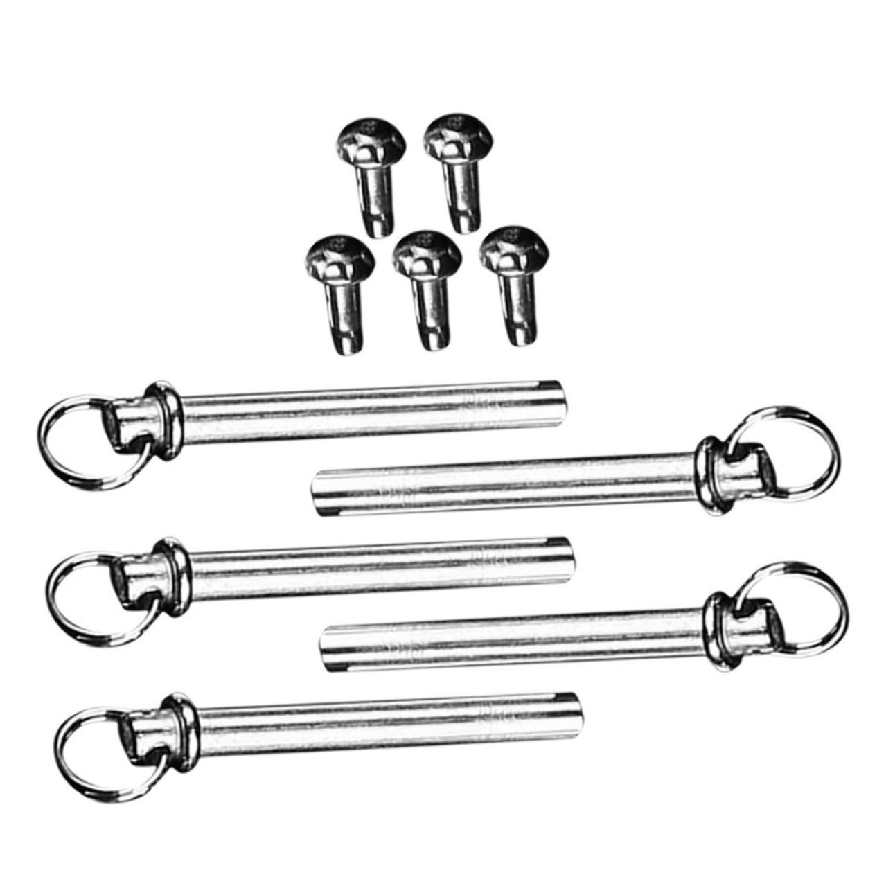 - 5sets Professional Grade Folding Fan Hardware of Replacement Nails Hinges Fasteners