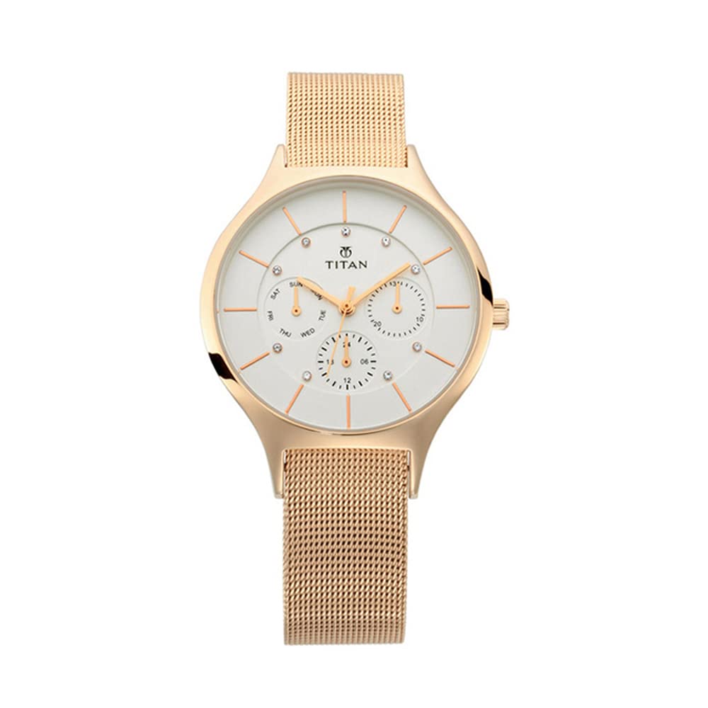 Titan Ladies Workwear Slimline Analog White Dial Womens Watch-95067WM01 / 95067WM01 (B07VQ82686) Amazon Price History, Amazon Price Tracker