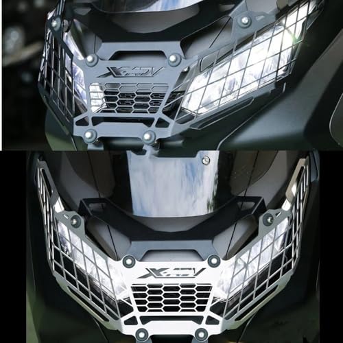 Cache phare XADV750 évitant les bris d'optique pour grille moto - 2
