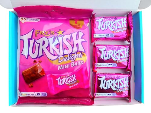 Frys Turkish Delight Chocolate Gift Box Present | Retro 70's 80's Sweets | Gift Hamper Perfect for Thank you, Birthday, Christmas, Easter | by CANDYPLANET