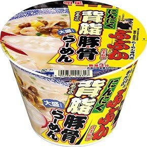 Amazon 明星 ぶぶか にんにく背脂豚骨らーめん 大盛 116g 1ケース 12食入 ぶぶか ラーメン 通販