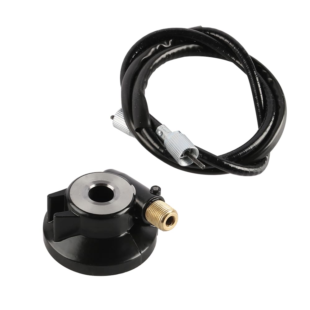 Yctze Kit Ingranaggio E Cavo Tachimetro 12mm Per Scooter GY6 50cc 150cc - Ricambio Completo Con Cavo 100cm