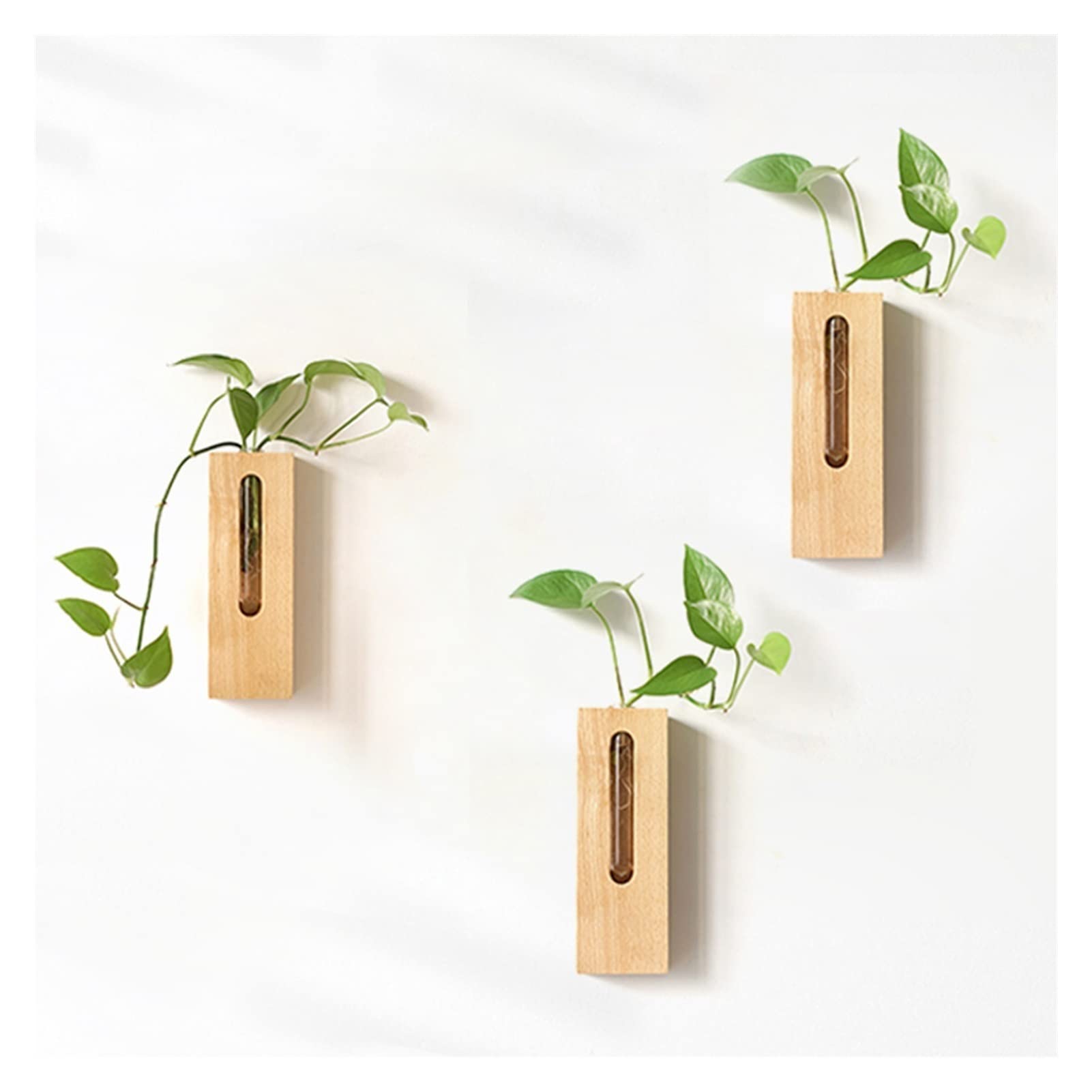 Wisząca doniczka na rośliny, wiszący kosz na rośliny, 3 szt., wiszące na ścianie, szklane doniczki, rośliny, terrarium, kwiaty, szklany wazon ścienny, pojemniki do hydroponiki, sukulent, dekoracja ogrodu, ganku