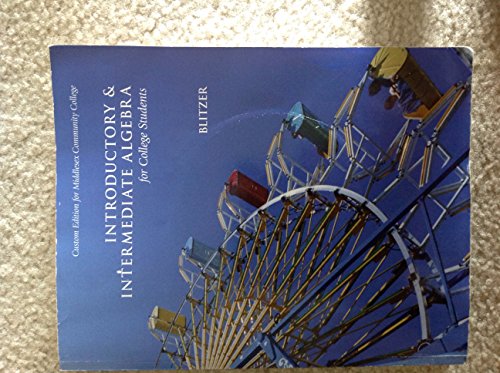 Introductory and Intermediate Algebra for Colle... 1269460471 Book Cover