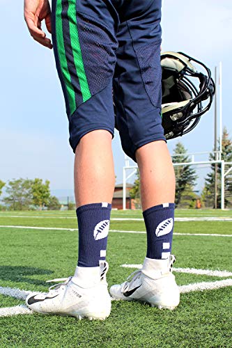 MadSportsStuff Youth Football Socks for Boys or Men, Crew Length Football Gift Accessories4