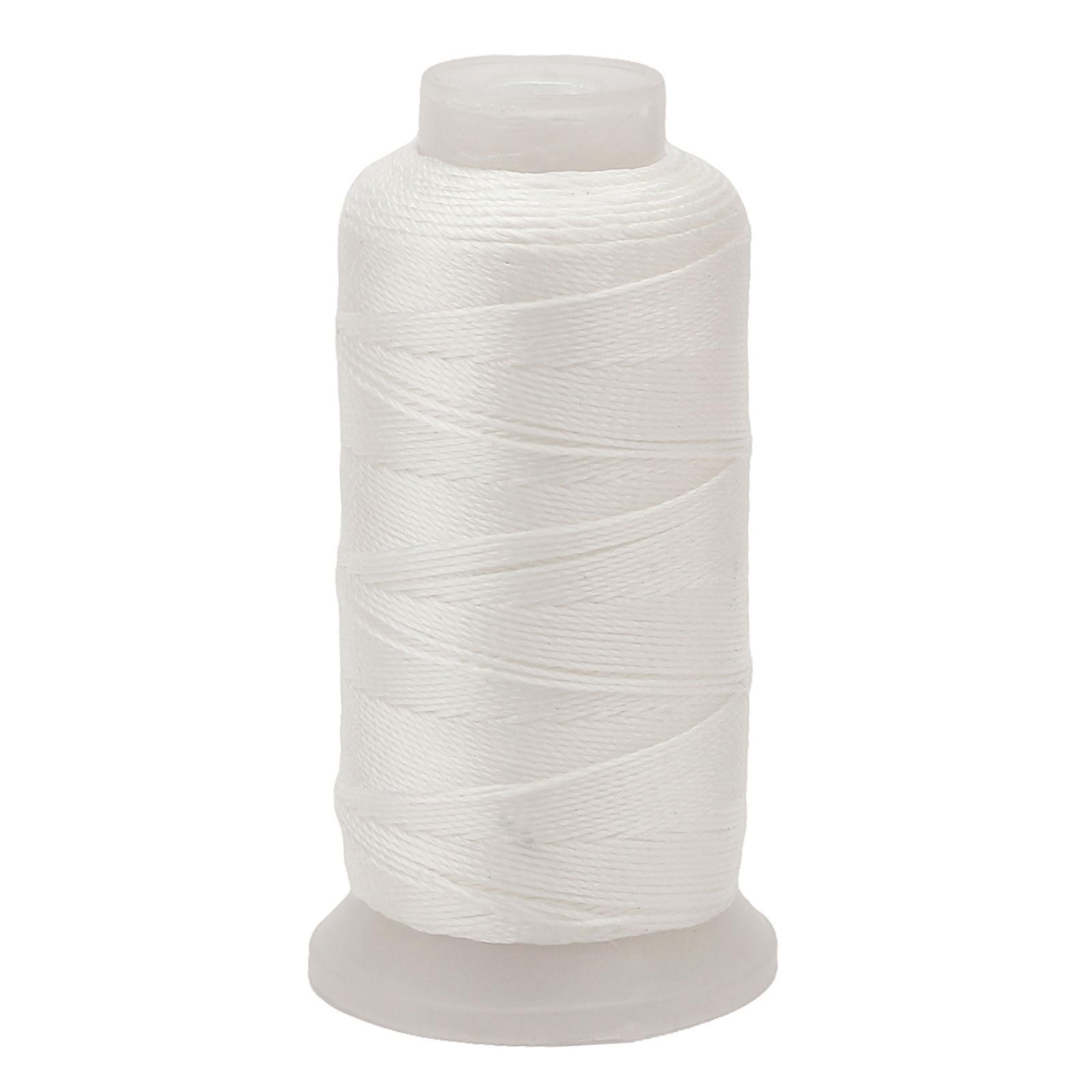 Braiding Cord White Nylon Craft Cord Weaving String for Jewelry Crafting Clothing Repair and Tassels Making Safe Craft Thread