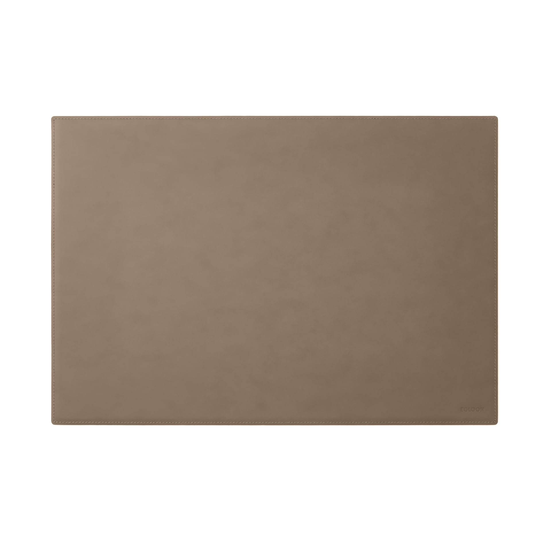 Eglooh - Mercurio - Desk Pad for Office Made of Dove Grey Leather - Desk Mat cm 50x35 - Large Mouse Mat with Handmade Stitchings and Non-Slip Bottom - Made in Italy — image 1